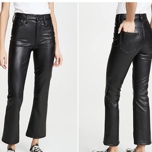 MOTHER Leather Pants